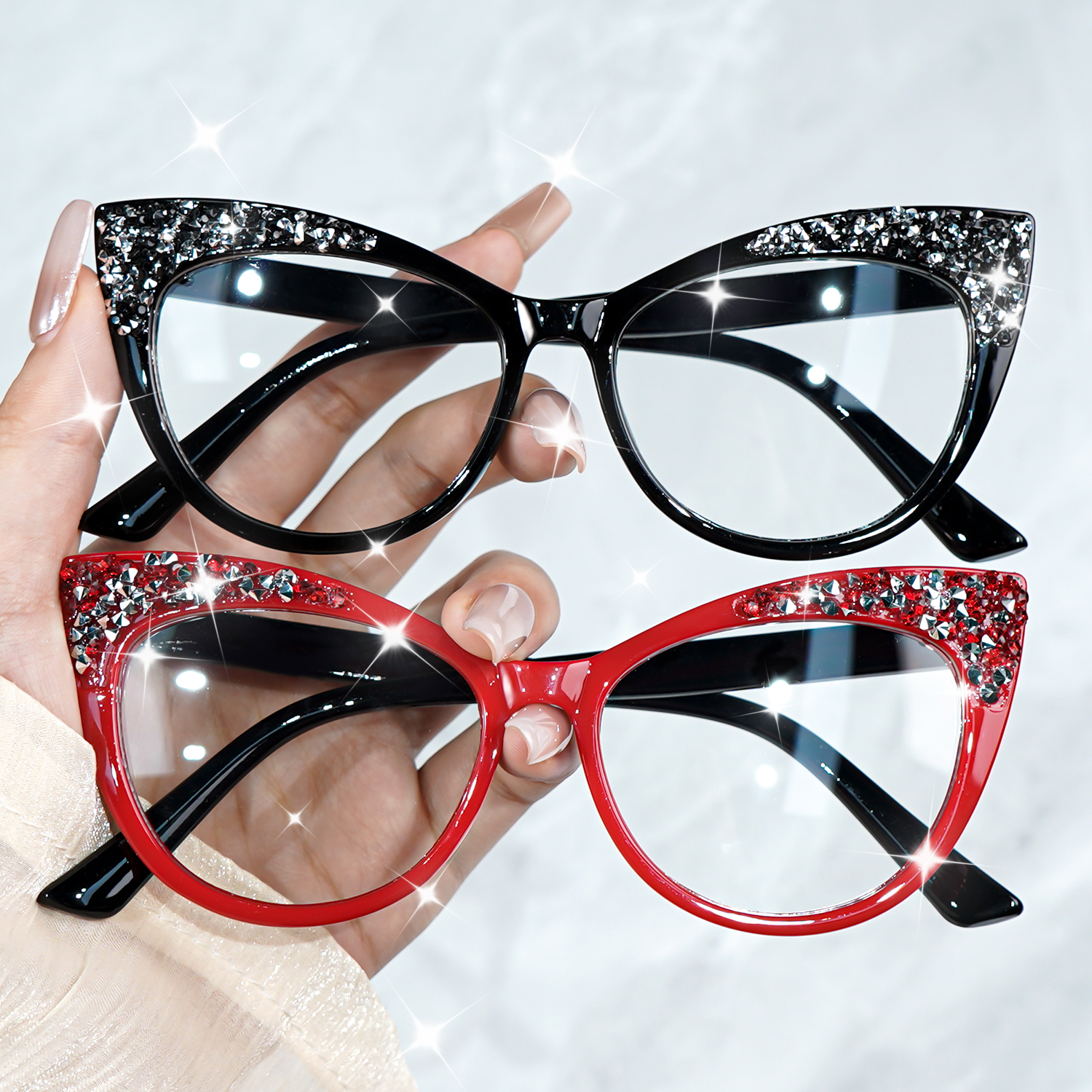 Lunettes œil de chat rétro chics pour femmes et hommes, monture complète, lunettes de mode, décoratives, usage quotidien