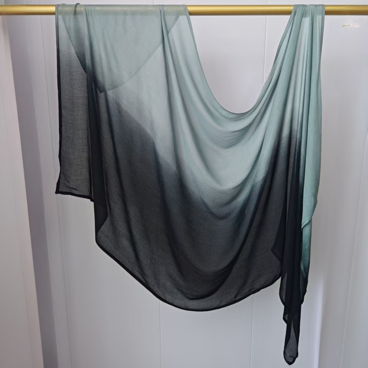 Premium Ombre Modal Hijab dégradé rayonne coton Hijab écharpe dame enveloppes et châles Musulman bandeau islamique Turban Foulard