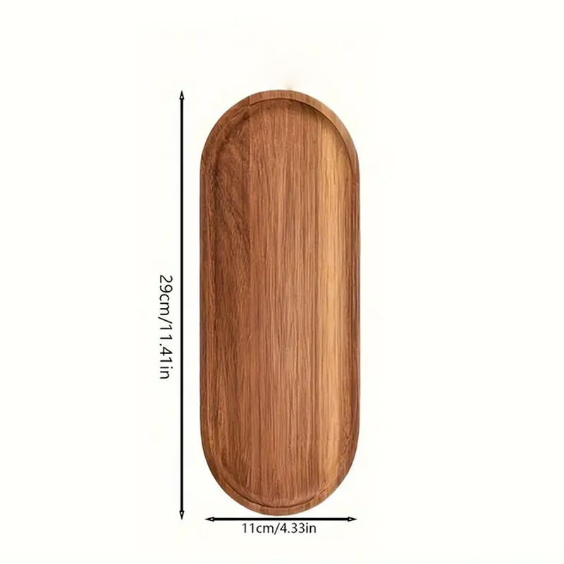 Plateau à fruits en bois massif, vente en gros d'usine, plateau en bois multi-tailles, plateau à fruits de haute qualité, assiette à collations