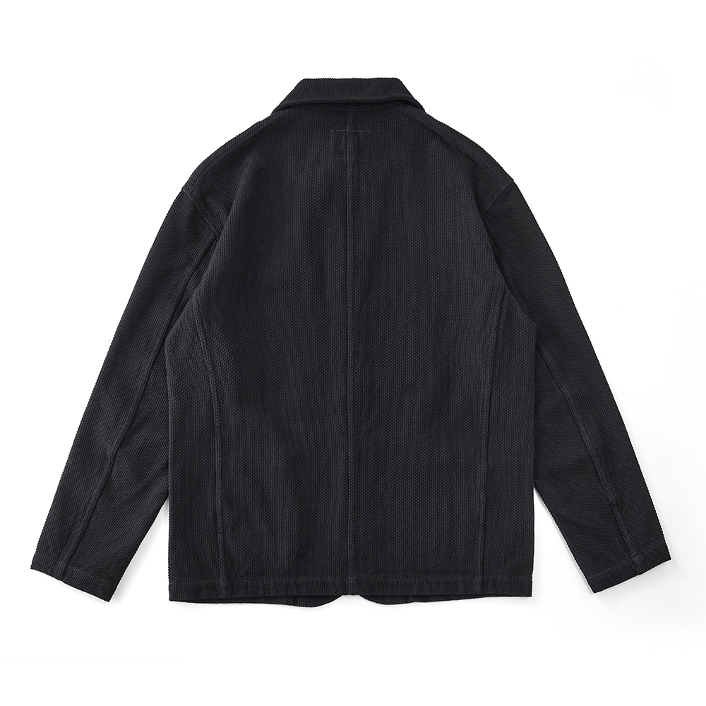 Vintage lourd Kendo veste hommes automne hiver nouveau coton revers multi-poches ample encre teint veste rétro décontracté Cardigan manteau