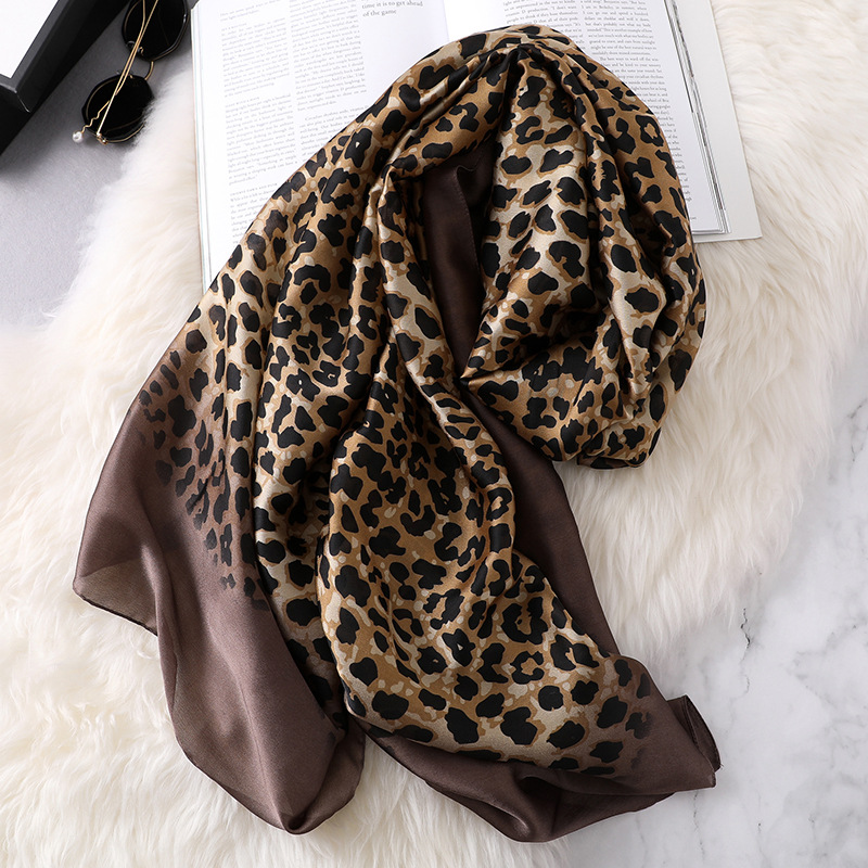 Écharpe de luxe 90*180cm pour femmes, grand châle, enveloppe de plage, foulard élégant, imitation soie, écharpes douces, hijab pour femmes