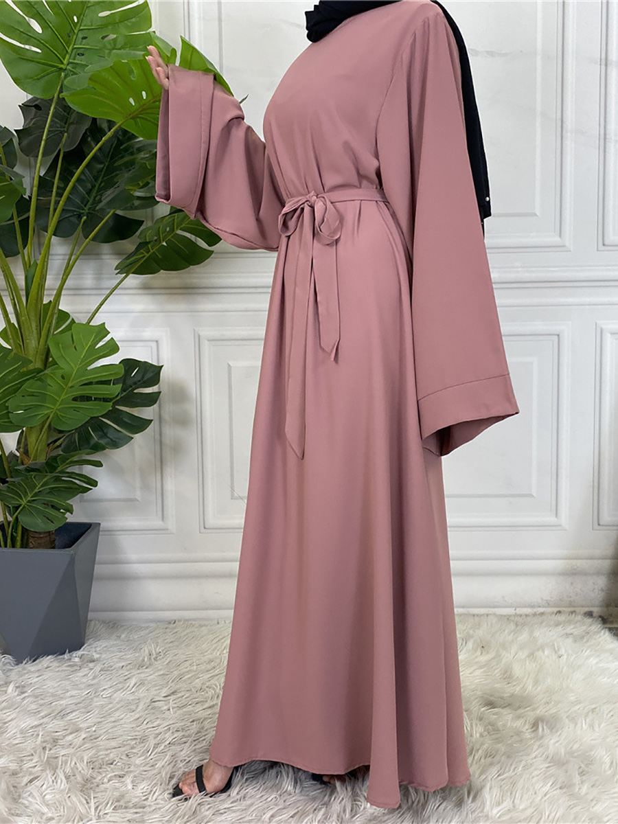 Abaya modeste Ramadan Musulman De Mode Maxi Robe turquie Caftan vêtements islamiques Musulman pour les femmes Robe Hijab Caftan robes