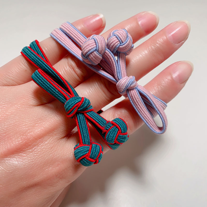 Bandes élastiques en caoutchouc pour cheveux pour femmes et filles coréennes, chouchou, qualité, durable, gomme, cravates, cadeau de Noël, bain