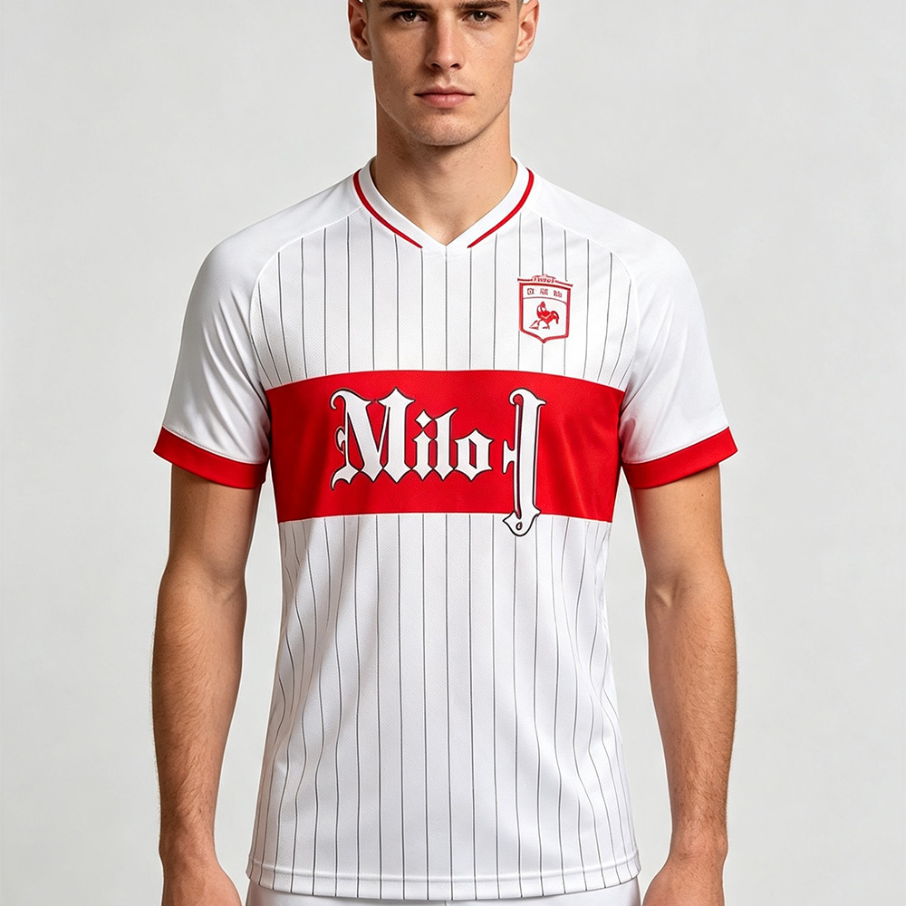Maillot de football Milo J 2026 – T-shirt décontracté et tendance Y2K pour hommes et femmes, coupe oversize, respirant, séchage rapide, vêtement de sport ample