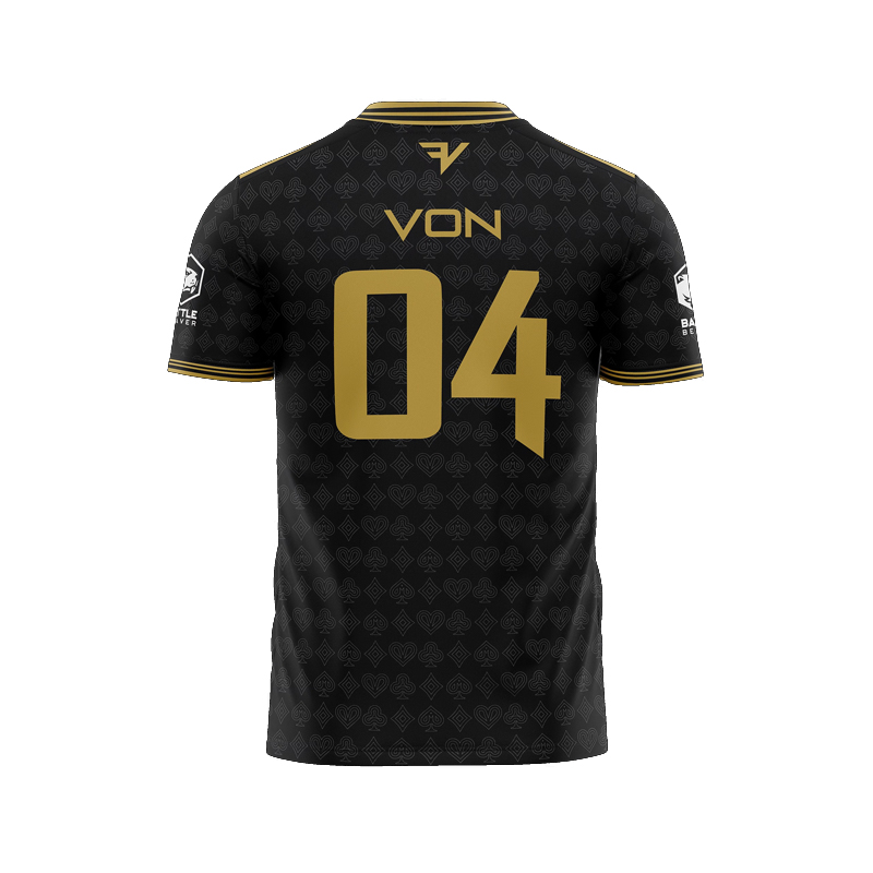 T-shirt commémoratif de l'équipe COD League CDL FAZE VEGAS 2026, maillot doré, pour hommes et femmes, modèle identique à celui des supporters, grande taille.