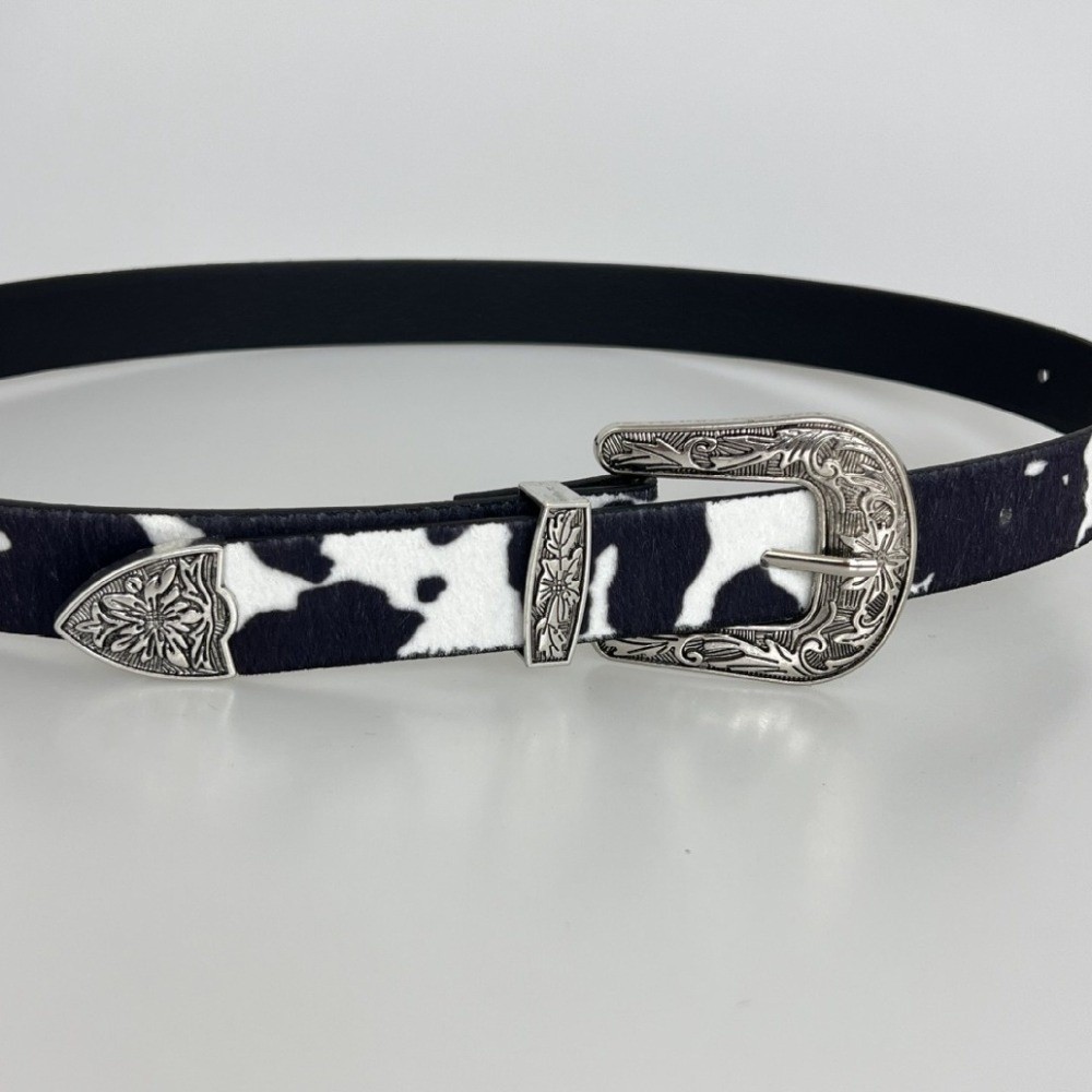 Ceinture large pour femme, style vintage, en cuir PU, ceinture de cow-boy occidentale, ceinture décontractée rétro
