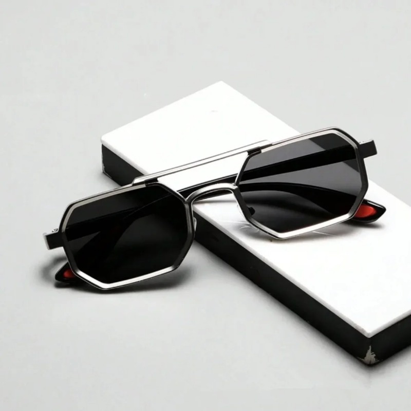 Lunettes de soleil carrées vintage pour hommes, lunettes de soleil steampunk, lunettes de soleil rétro pour femmes, style punk, lunettes de mode, lunettes de soleil rétro, Gafas De Sol
