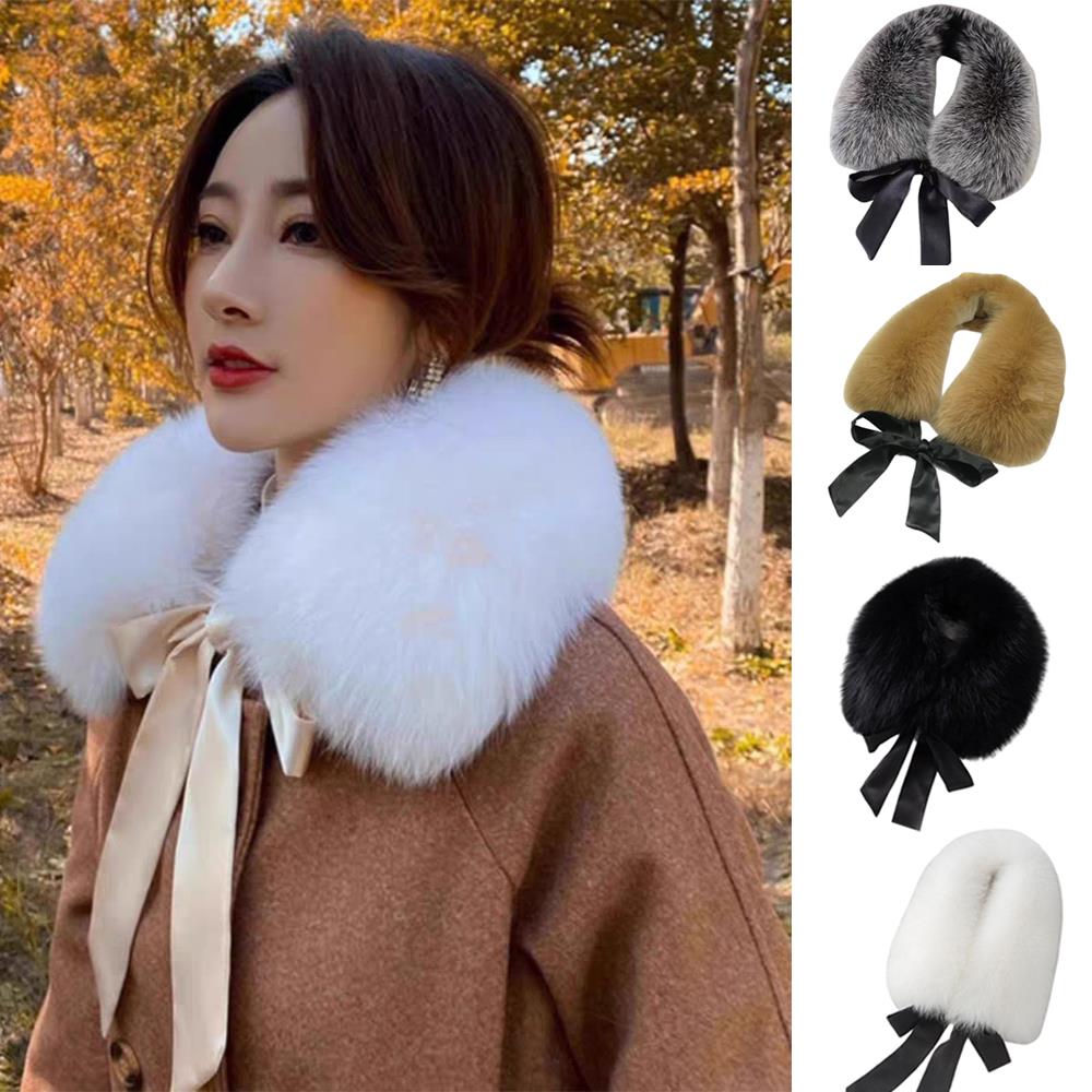 Hiver cou plus chaud col de fourrure de raton laveur fourrure écharpe femmes manteau capuche décor luxe col de fourrure pour manteau mode chaud manteau châle