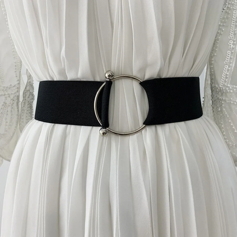 Environfor-Ceinture élastique à la taille pour femme, bande ronde pour femme, décoration de manteau, pull, robe à la mode