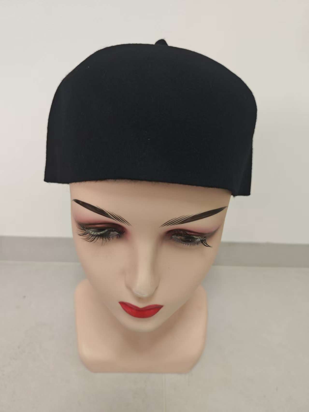 100% laine béret casquettes prière musulmane travail quotidien chapeaux bande danse feutre chapeau hommes noir marron africain Hijab Kufi casquette élégante