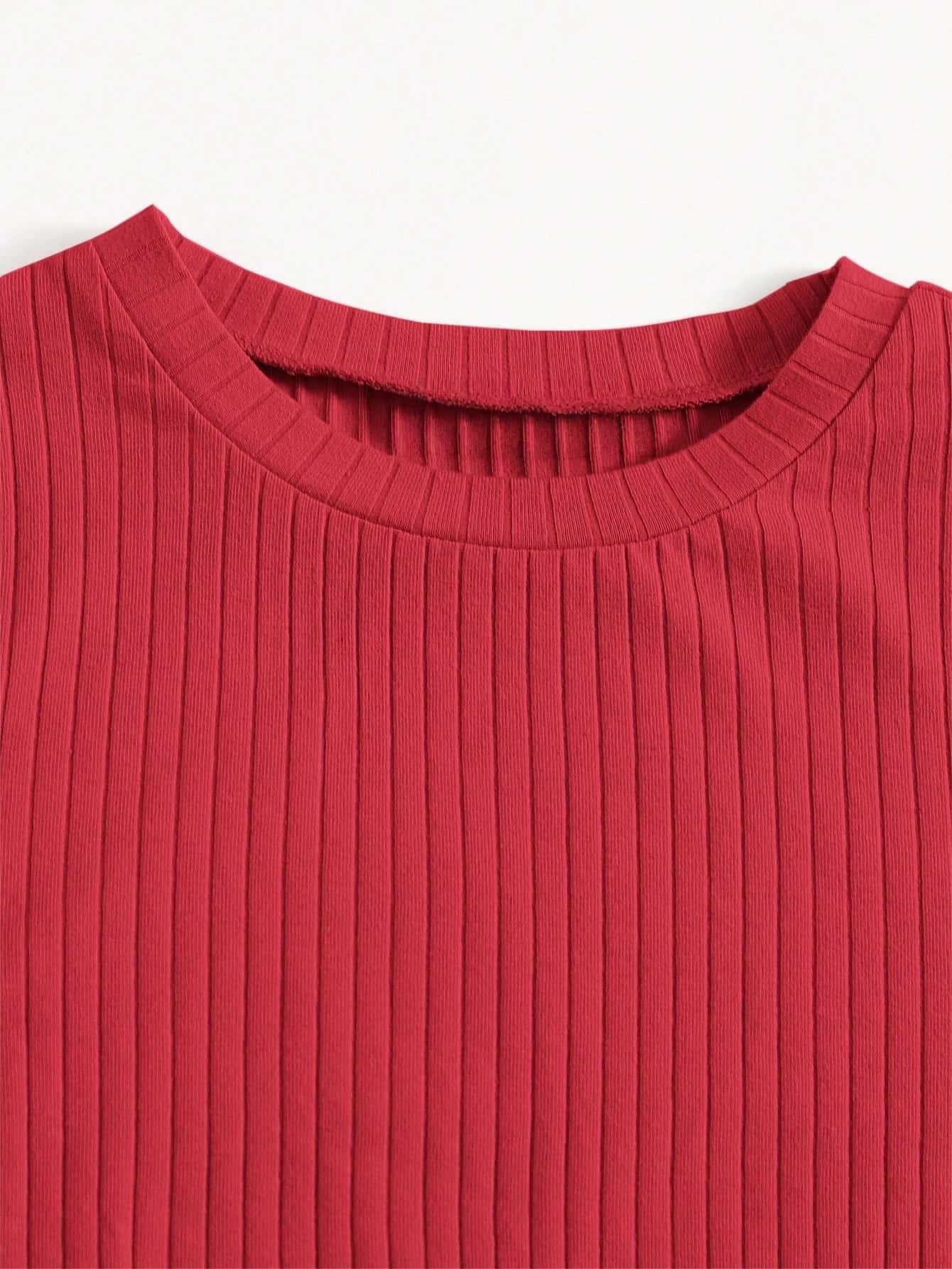 Nouvelle tendance mode été pour femmes : T-shirt à col rond pour femmes
