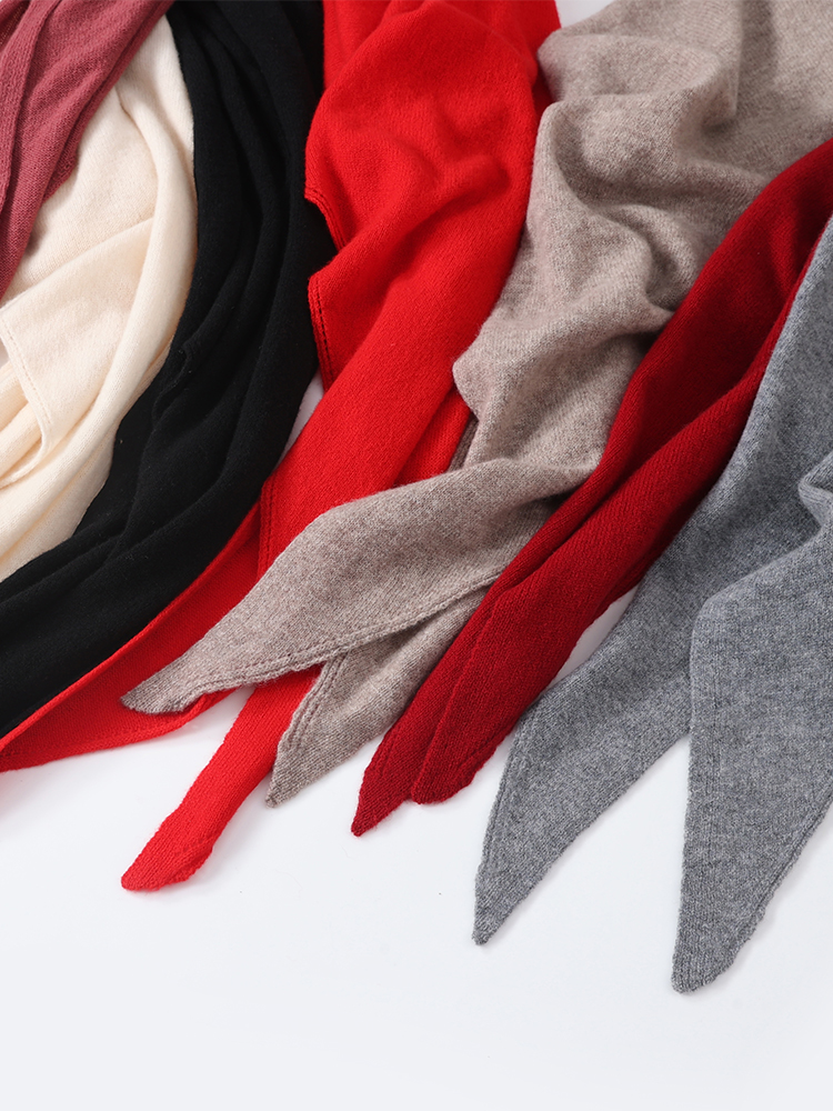 100% laine tricoté grand Triangle châles écharpe femmes automne hiver doux chaud doux élégant Cape Poncho multi-fonctionnel Pashmina