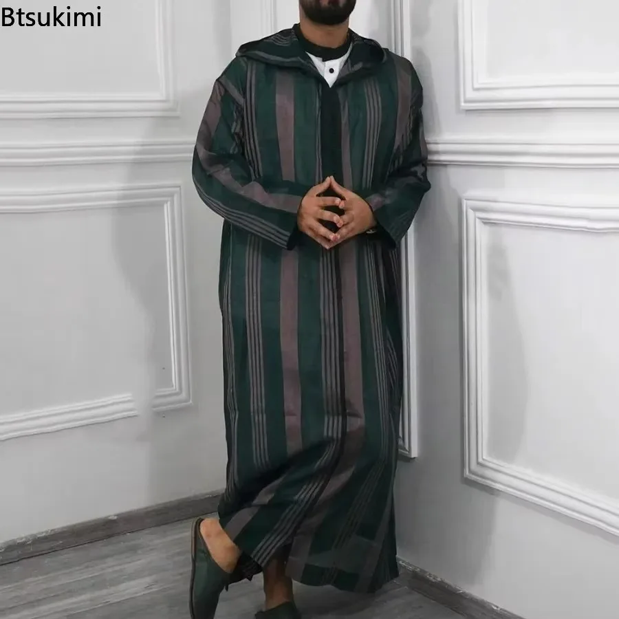 Vêtements pour hommes musulmans caftan Robes Pakistan traditionnel ethnique ample moyen-orient Thobe Kurta arabe Abaya robe turque dubaï Islam