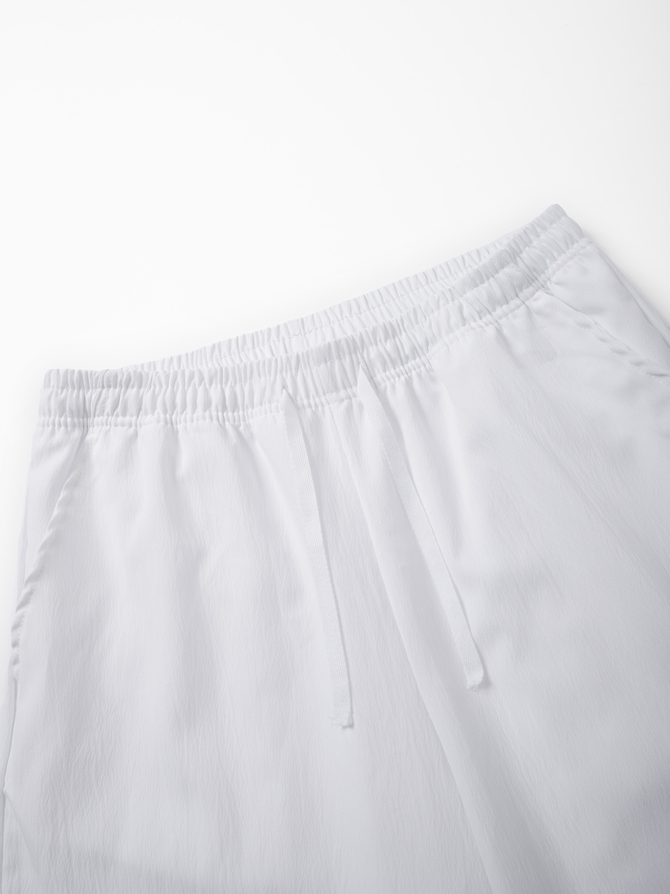 Pantalon décontracté à jambes larges pour hommes, pantalon ample à séchage rapide avec taille élastique et cordon de serrage, pantalon léger et respirant