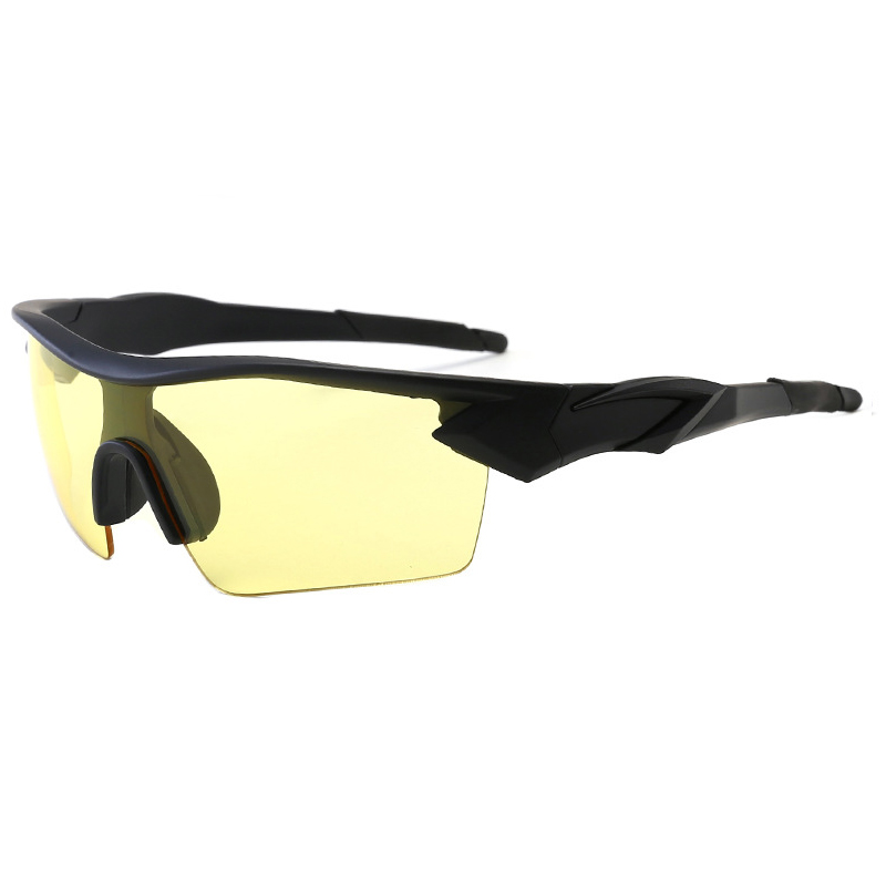 Lunettes de soleil de sport rectangulaires pour hommes, vélo de route, cyclisme, équitation, vélo en plein air, lunettes rondes, 2024