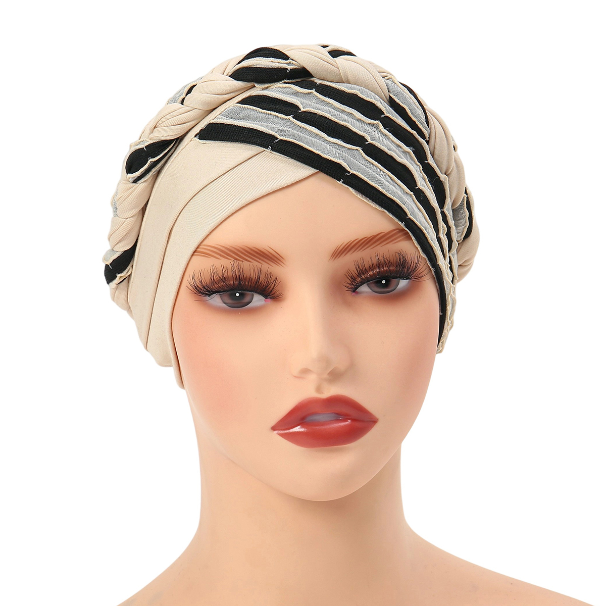 Femmes Turban indien chapeau musulman Hijab Bonnet Bonnet perte de cheveux foulard chimio casquette chapeaux Bandanas Turbante Mujer