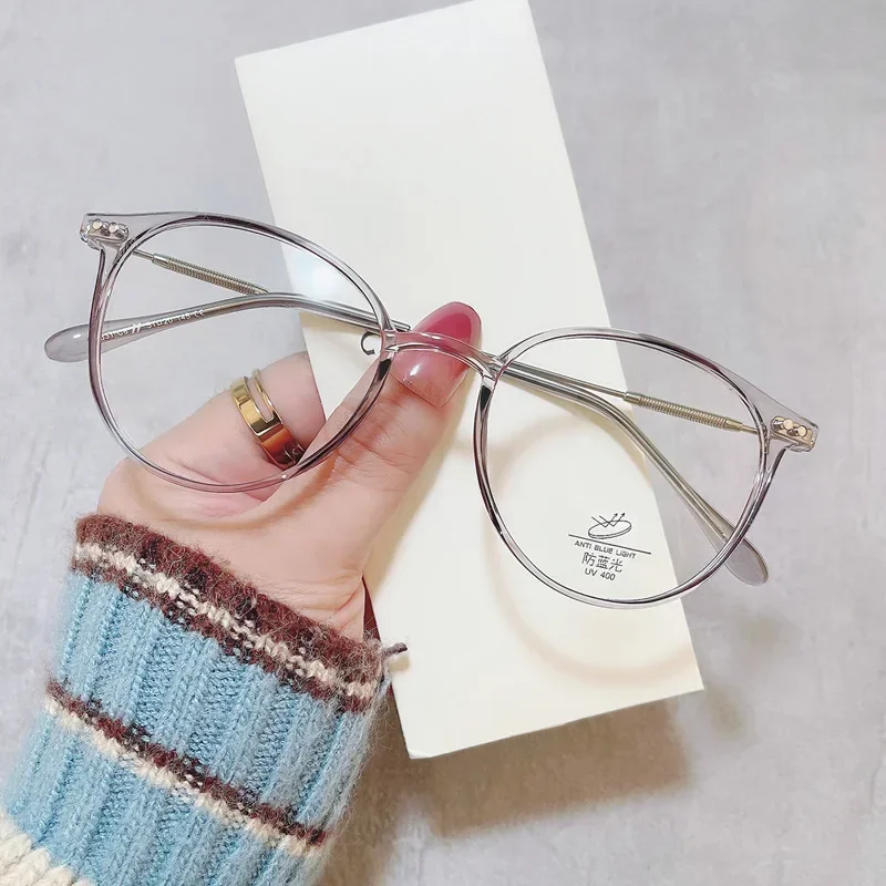Lunettes de myopie de luxe pour hommes et femmes, blocage de la lumière bleue, lunettes à dioptrie, unisexe, mode dames, tendance, vue de près