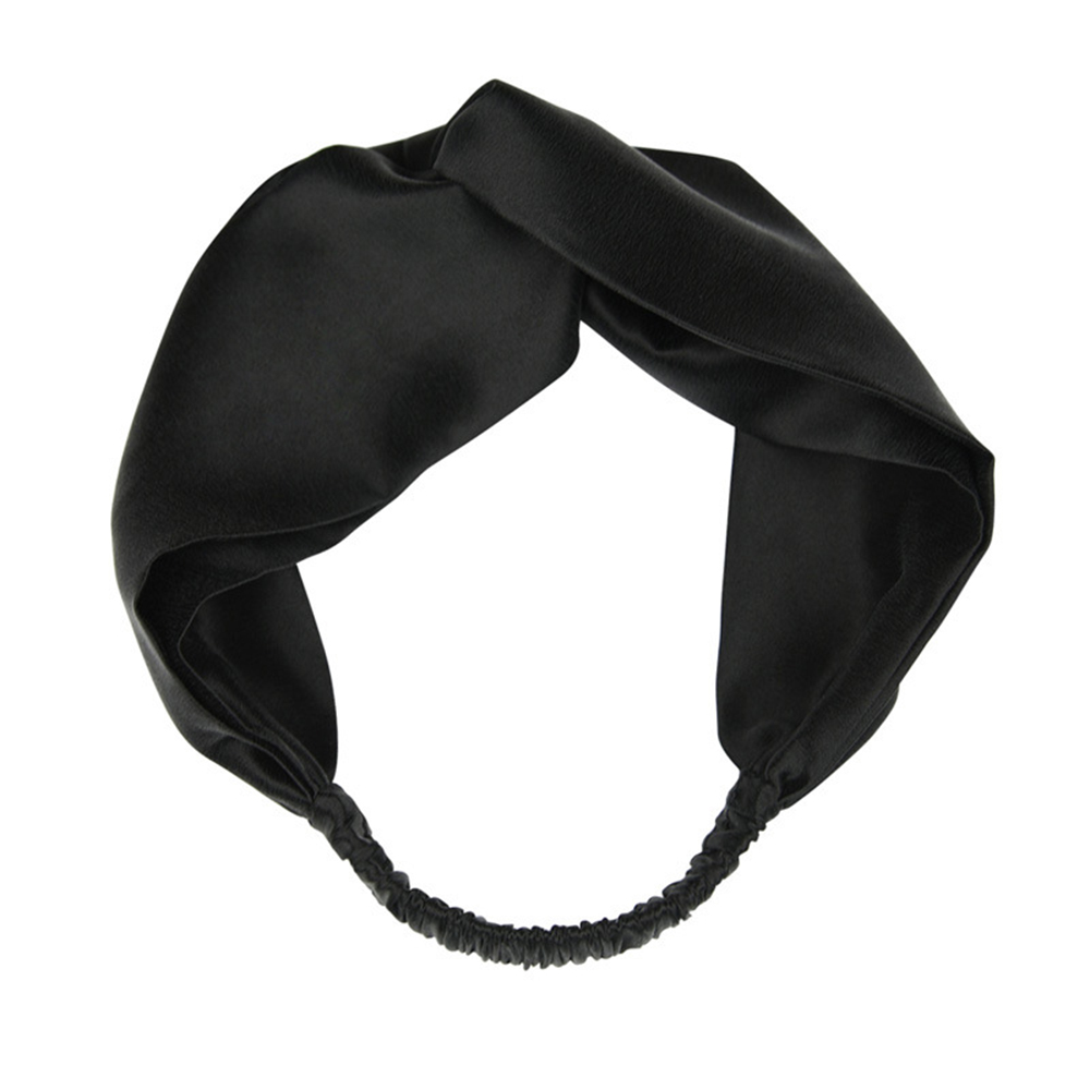 Turban de tête torsadée élastique pour femme, bandeau Injsauna Mulberry, accessoire de cheveux rond, cravates InjHair, 100%
