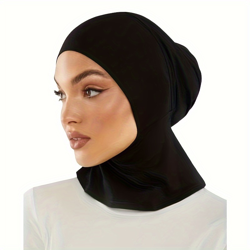 Bonnet turban sous écharpe, Hijab, Ramadan, fin, respirant, élastique, casquettes pull, style élégant, tête musulmane, cadeaux ronds pour Eid