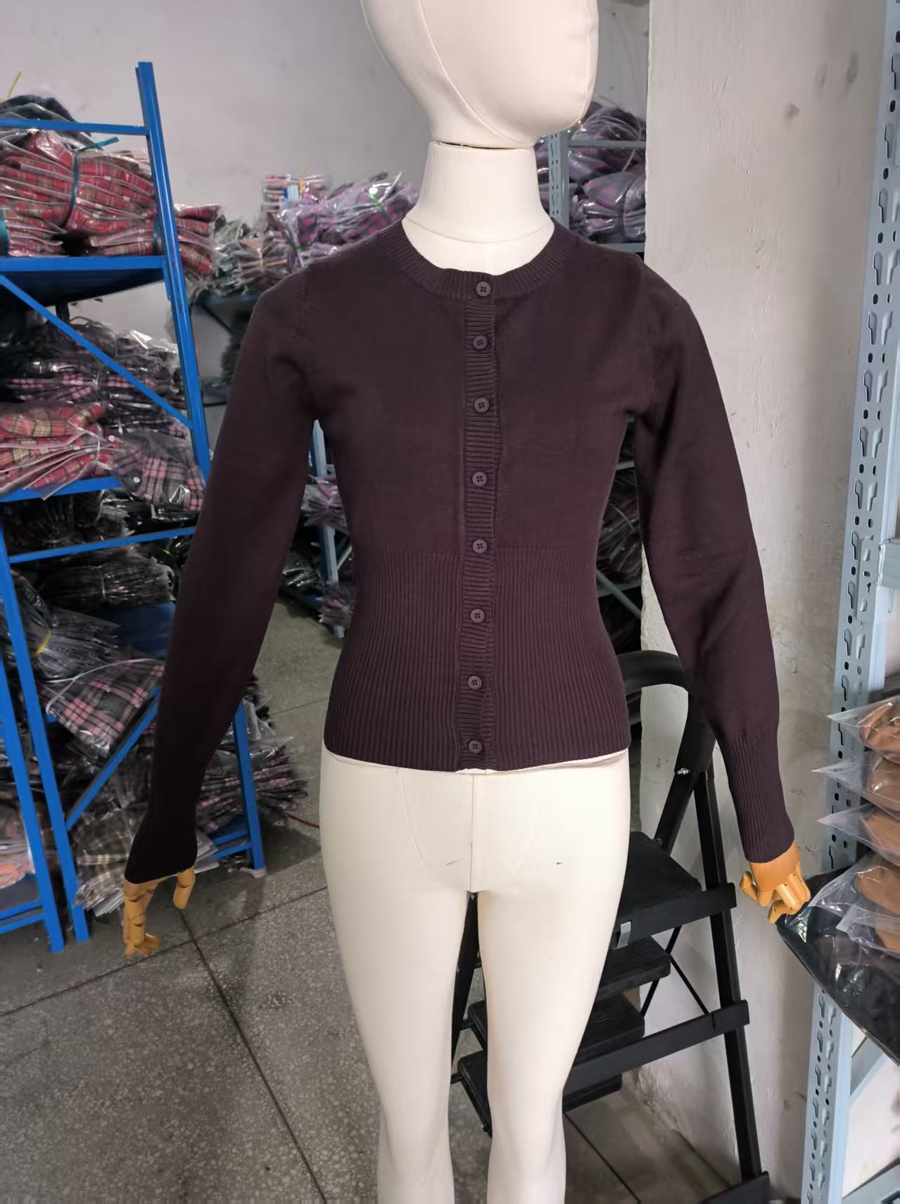 Cardigans et pulls pour femmes, manteaux courts, vestes à manches longues, col rond, style Y2K, streetwear élégant, coupe ajustée, automne-hiver