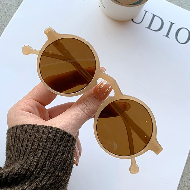 Lunettes de soleil de forme ronde pour femmes et hommes, protection ChimUV400, lunettes de soleil d'extérieur, anti-absorbe ouissement, mode