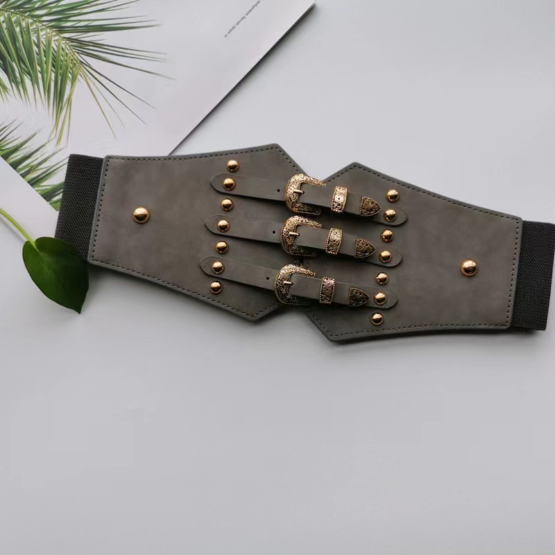 Ceinture Corset élastique grande taille ceintures larges pour femmes taille extensible Cummerbunds grande Ceinture robe Vintage Ceinture Femme