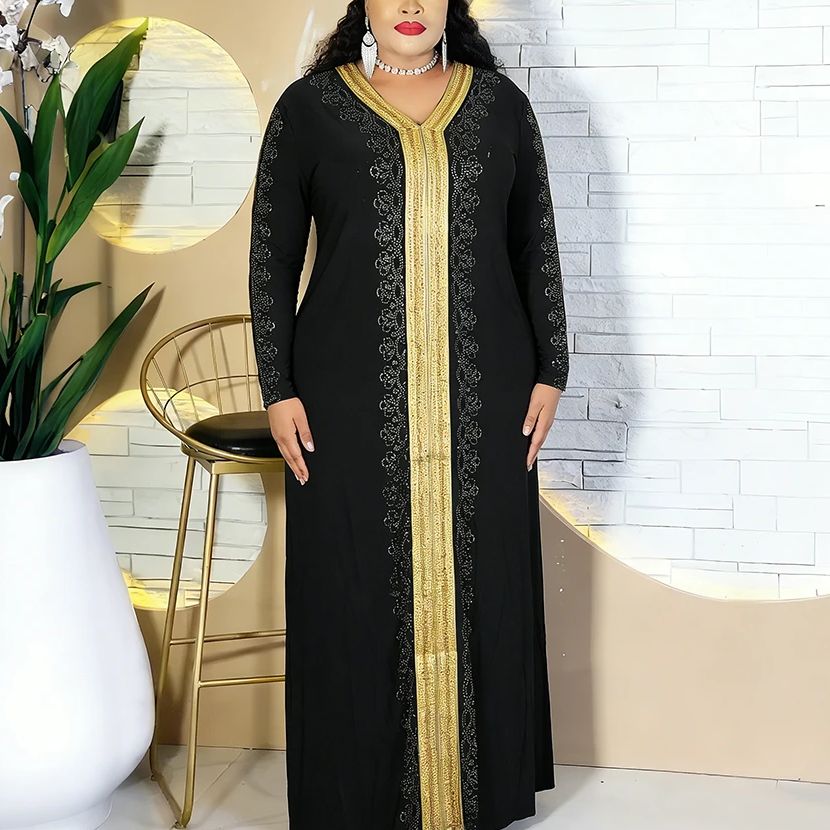Robe de soirée caftan marocain en mousseline de soie, style boubou djellaba, pour femmes, mode africaine musulmane de Dubaï, abayas pour femmes