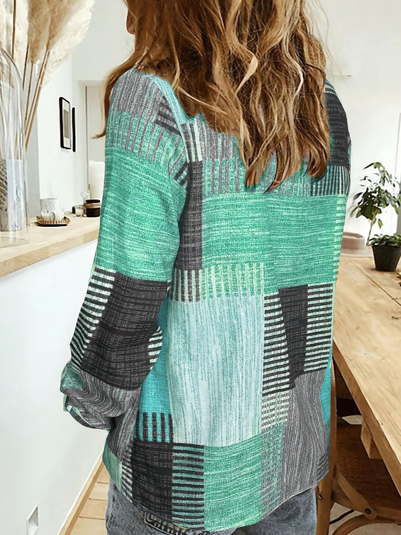 Chemisier Patchwork élégant pour femmes, chemise décontractée à manches longues pour printemps et automne, vêtements pour femmes y2k