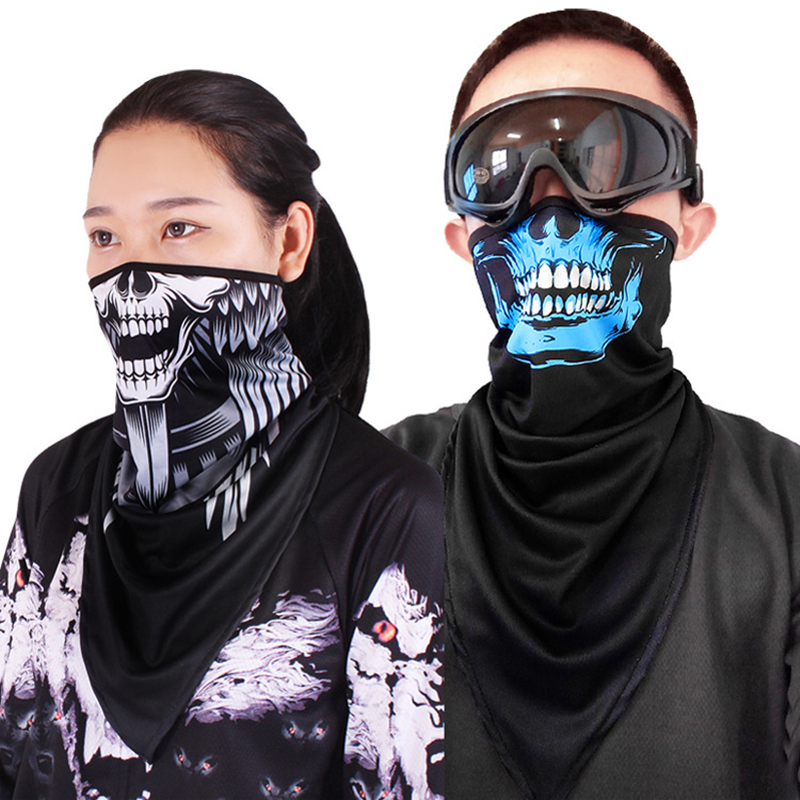 Cagoule Triangle pour Moto, Masque Facial Respirant, Coupe-Vent, Bandana, 506, Hiver 2024