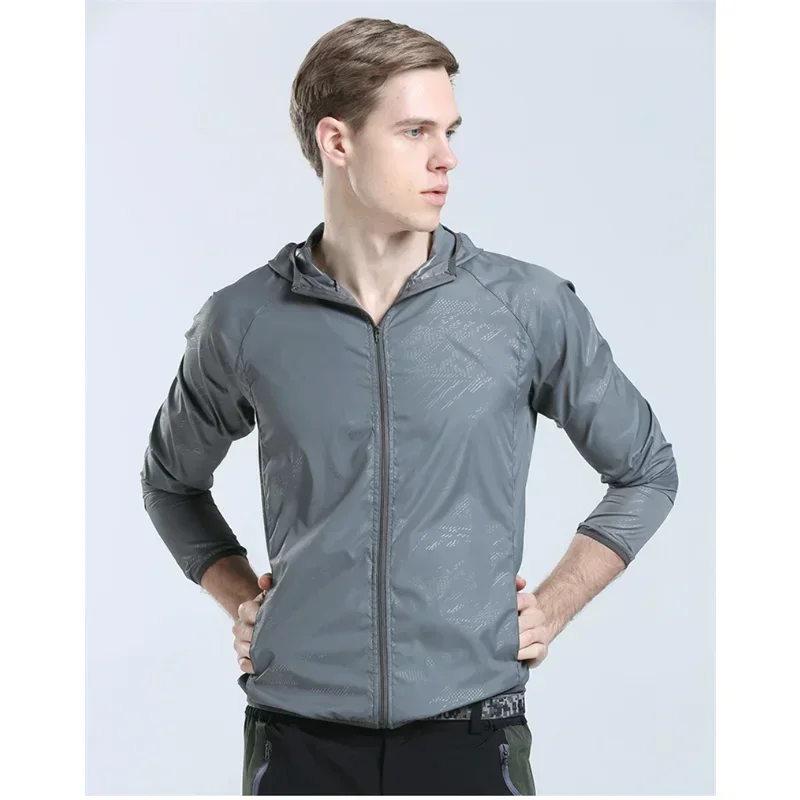 Veste de pluie de Camping pour hommes et femmes, vêtements de Protection solaire imperméables, vêtements de pêche et de chasse, coupe-vent en peau à séchage rapide avec poche