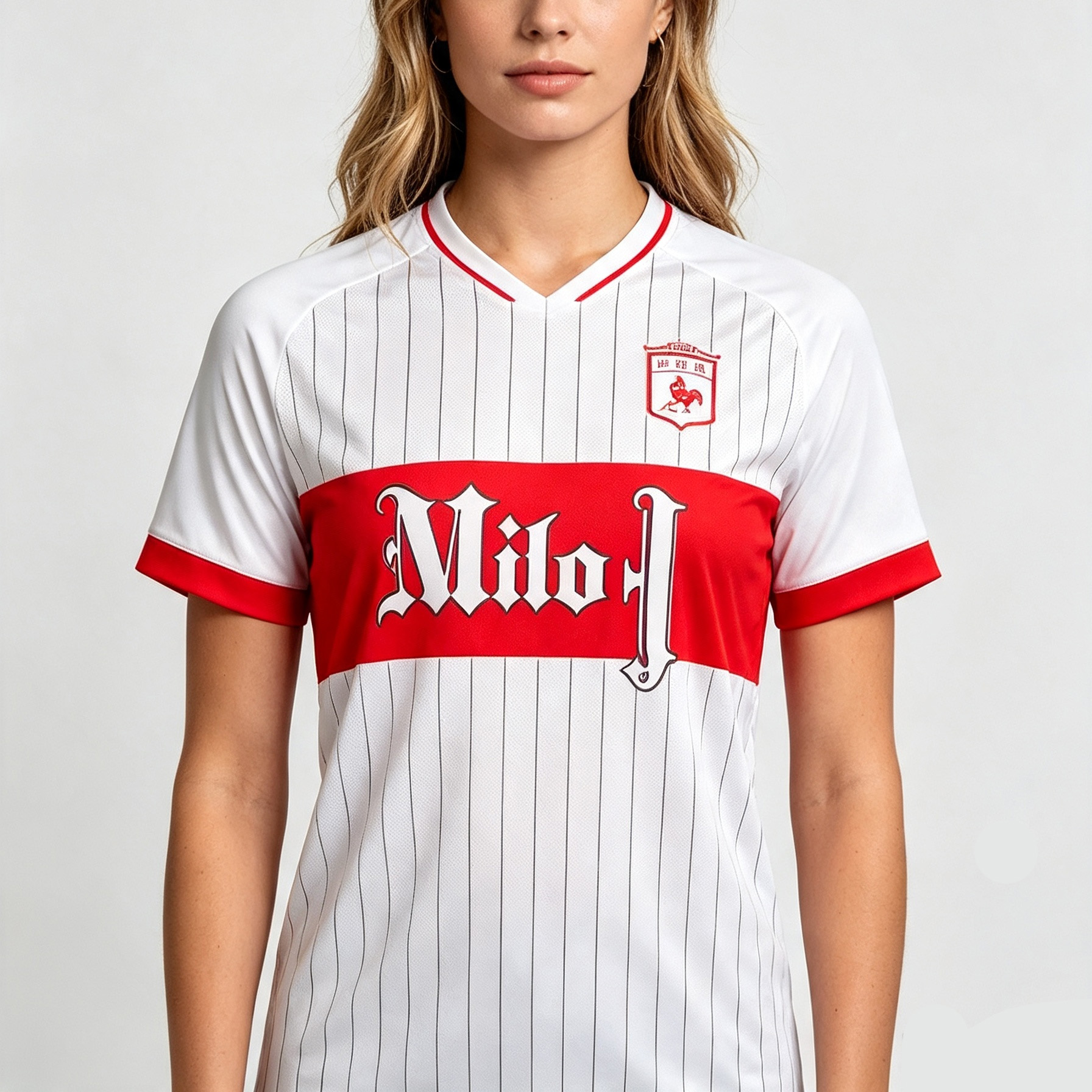 Maillot de football Milo J 2026 – T-shirt décontracté et tendance Y2K pour hommes et femmes, coupe oversize, respirant, séchage rapide, vêtement de sport ample