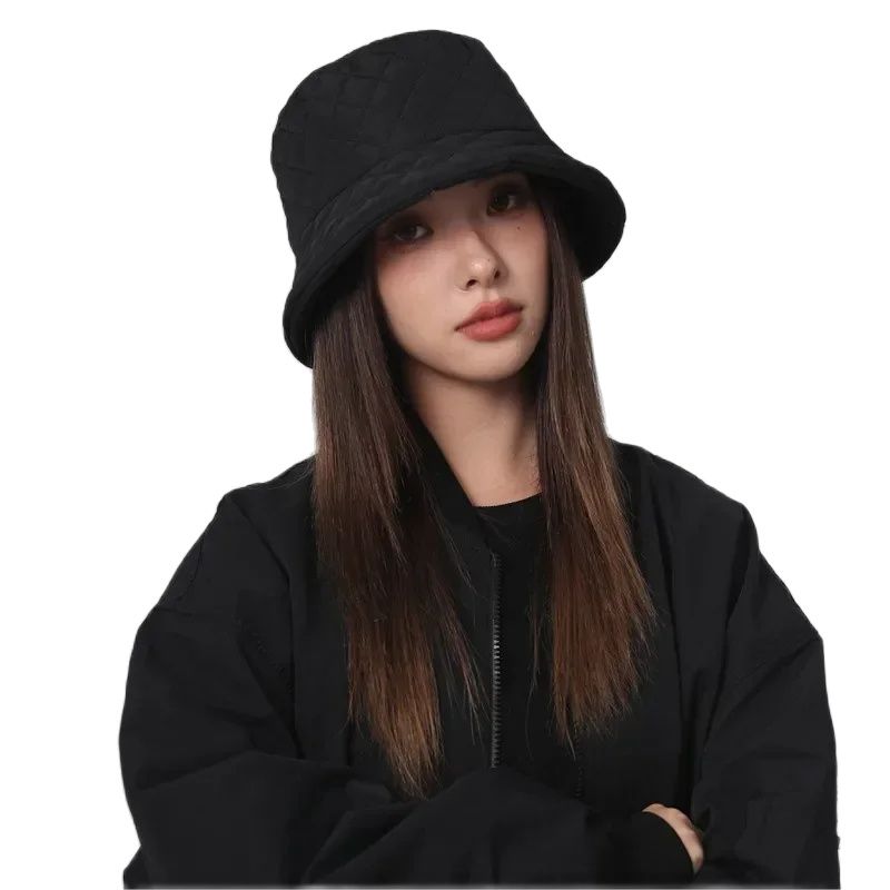 Losange en coton ultra-léger pour femme, chapeau de poisson, casquette Suffolk, veste chaude, décontracté coréen, casquettes ander, Y2K, hiver, nouveau