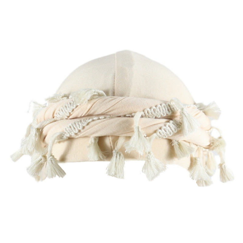 Nouveau bonnet à franges en satin de haute qualité, bonnet torsadé doublé, bonnet de soin capillaire à bords à pampilles