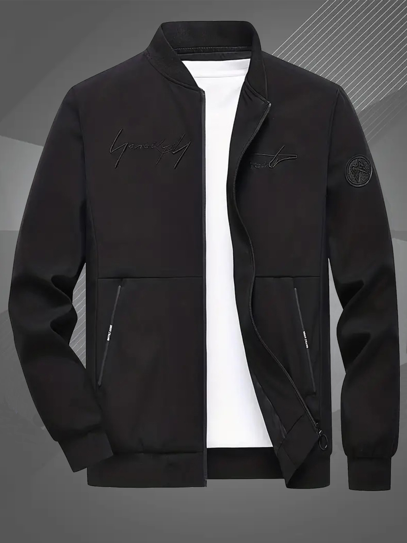 Vestes Preppy tendance pour hommes, adaptées aux vêtements saisonniers, vestes décontractées pour hommes à la mode printemps et automne