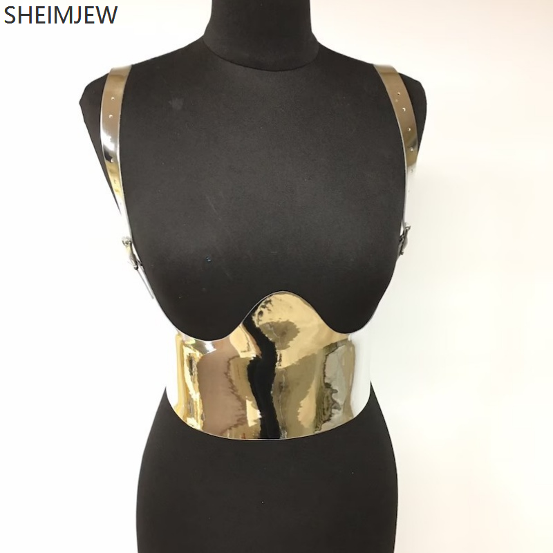 Ceinture de mode pour femmes, personnalité Punk, sangle d'épaule, Corset en cuir, ceinture décorative polyvalente décontractée, accessoire en tissu gothique