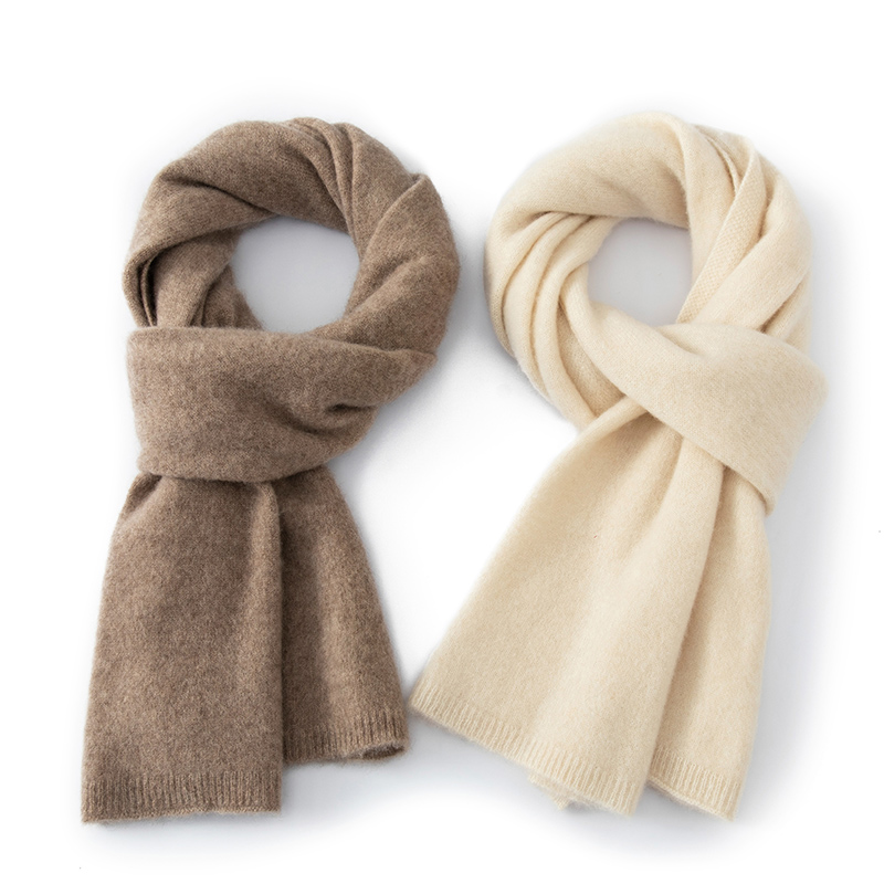 Femmes 100% pur cachemire écharpe hiver chaud doux confortable tricot longue enveloppement mode décontracté cou plus chaud temps froid accessoire
