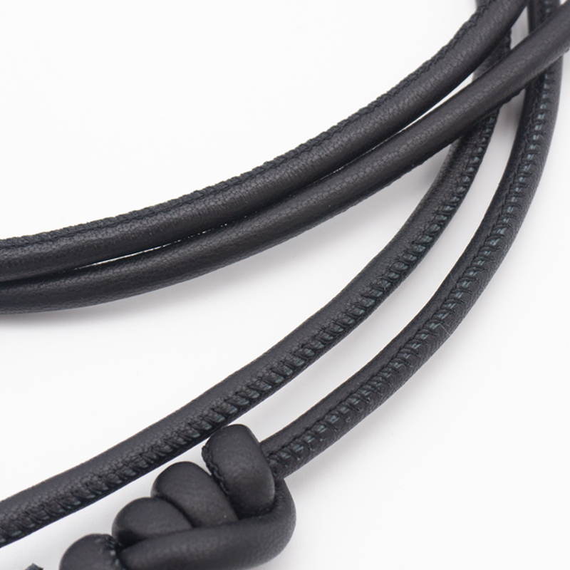 Ceinture en cuir fine en peau de mouton personnalisée, nœud de gland, robe décorative simple, audirope
