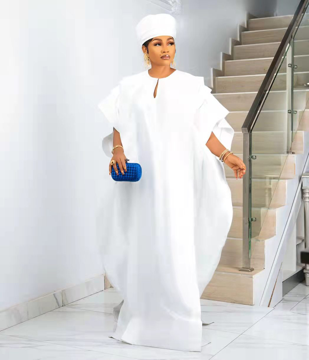 Mères africaines BUBU vêtements ethniques islamiques robe ample 2025 qualité personnalisée tissu brillant mode élégante