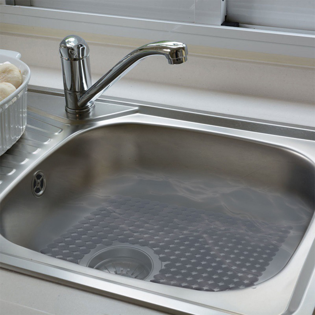 Tapis d'évier antidérapant pour cuisine, design creux, tapis de lavage de la vaisselle pour la cuisine à domicile