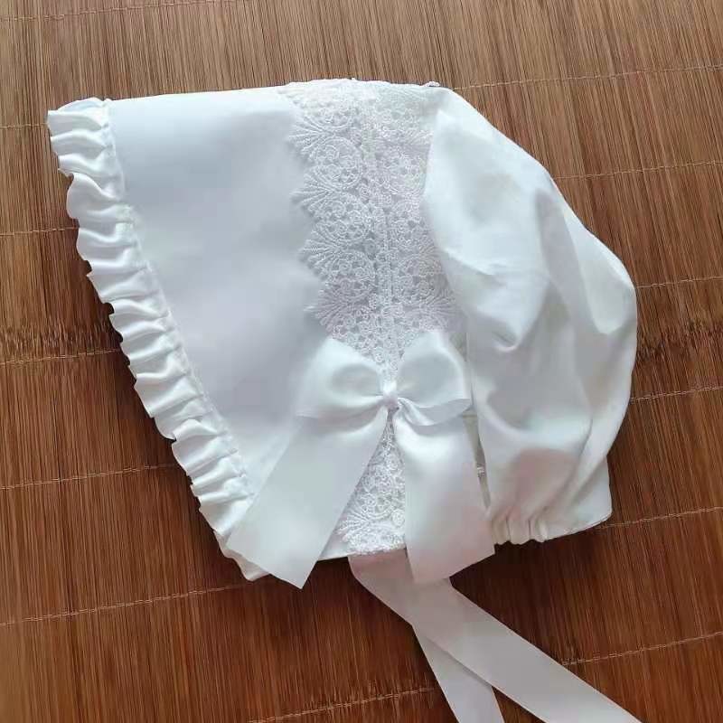 Bonnet en dentelle multicouche victorienne Vintage, chapeau gothique Lolita pour femmes et filles, chapeau de Cosplay de demoiselle d'honneur, couvre-chef