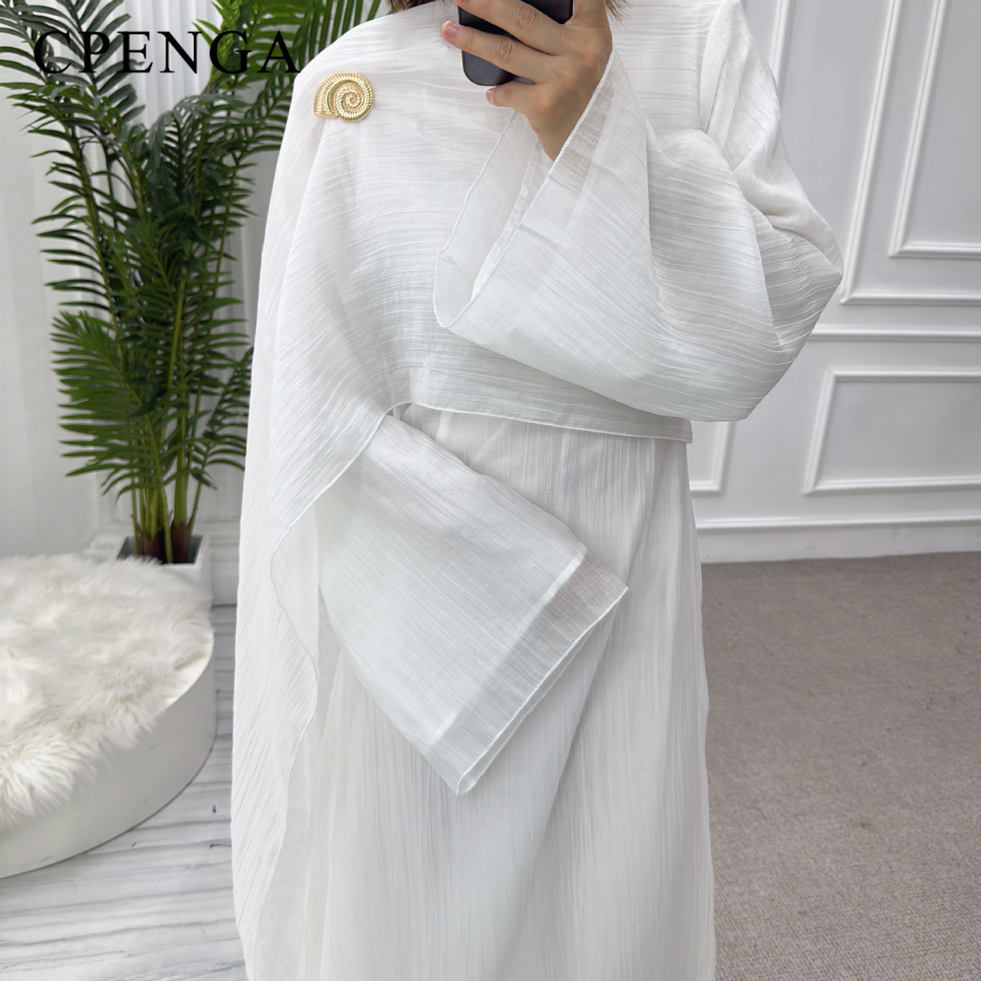 Ensemble deux pièces Cardigan musulman du moyen-orient pour femmes, Robe Abaya modeste pour Ramadan Eid dubaï, tenue élégante, couleur unie, turque