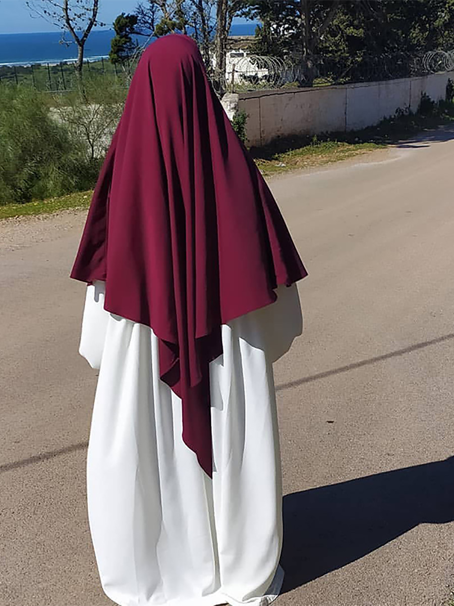 Eid Kebaya prière islamique Hijab Femme Musulman foulard Abaya Turban Jilbab Ramadan vêtement Long Khimar turc juif Niqab