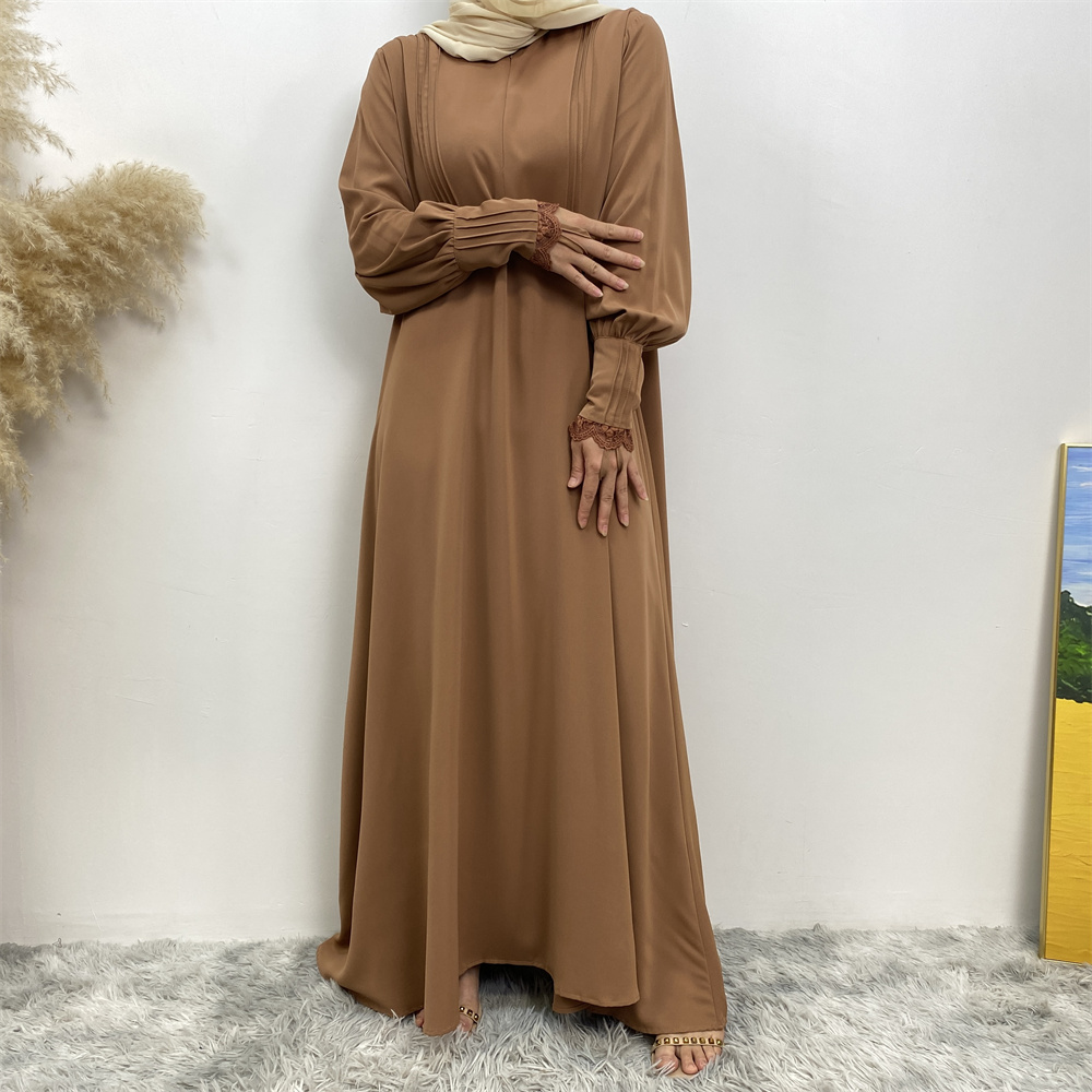 Abaya pour femmes musulmanes, robe élégante pour femmes arabes du Moyen-Orient, Dubaï, turc, islamique, fermeture éclair