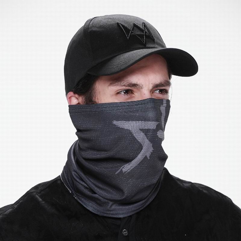 Masque foulard et bonnet Watch Dogs, masque facial, cache-cou, jeu vidéo, cosplay, Aiden Pearl
