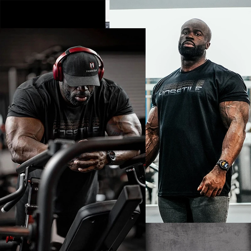 Vêtements de sport pour hommes - T-shirt ample et confortable en coton 100% de haute qualité