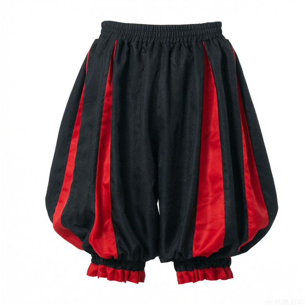 Pantalon de costume de clown pour homme, style médiéval, pour fête d'Halloween, cosplay, bloomers