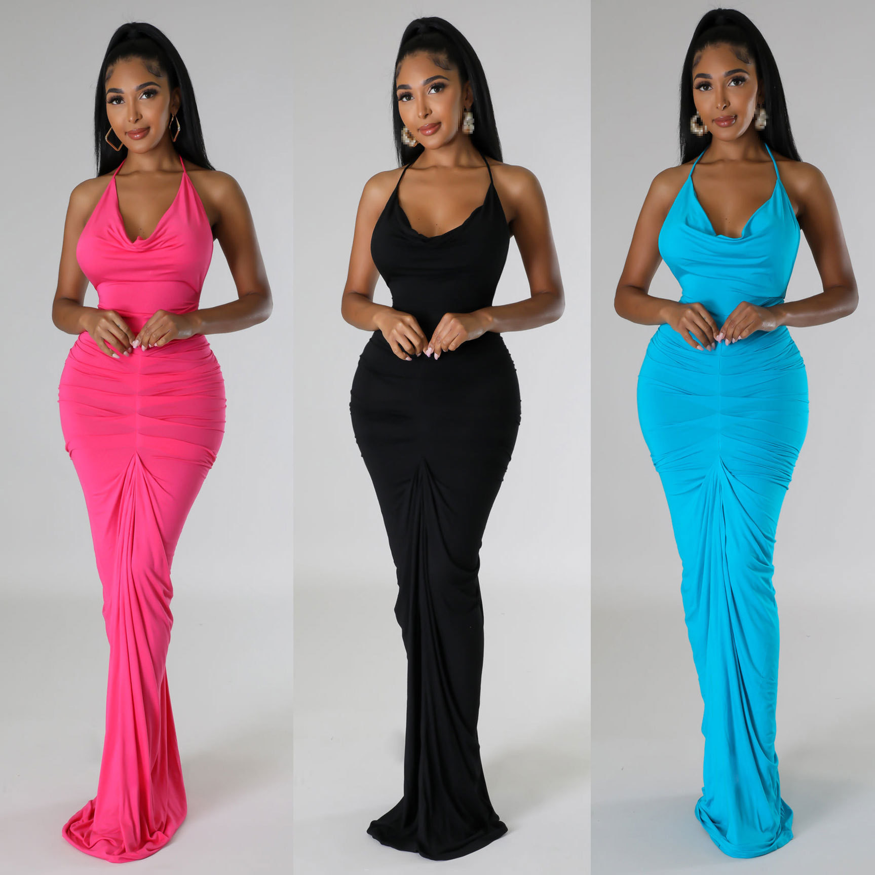 Robe de soirée longue pour femmes, tenue de soirée éducative, vêtements d'été, d'anniversaire, 2024