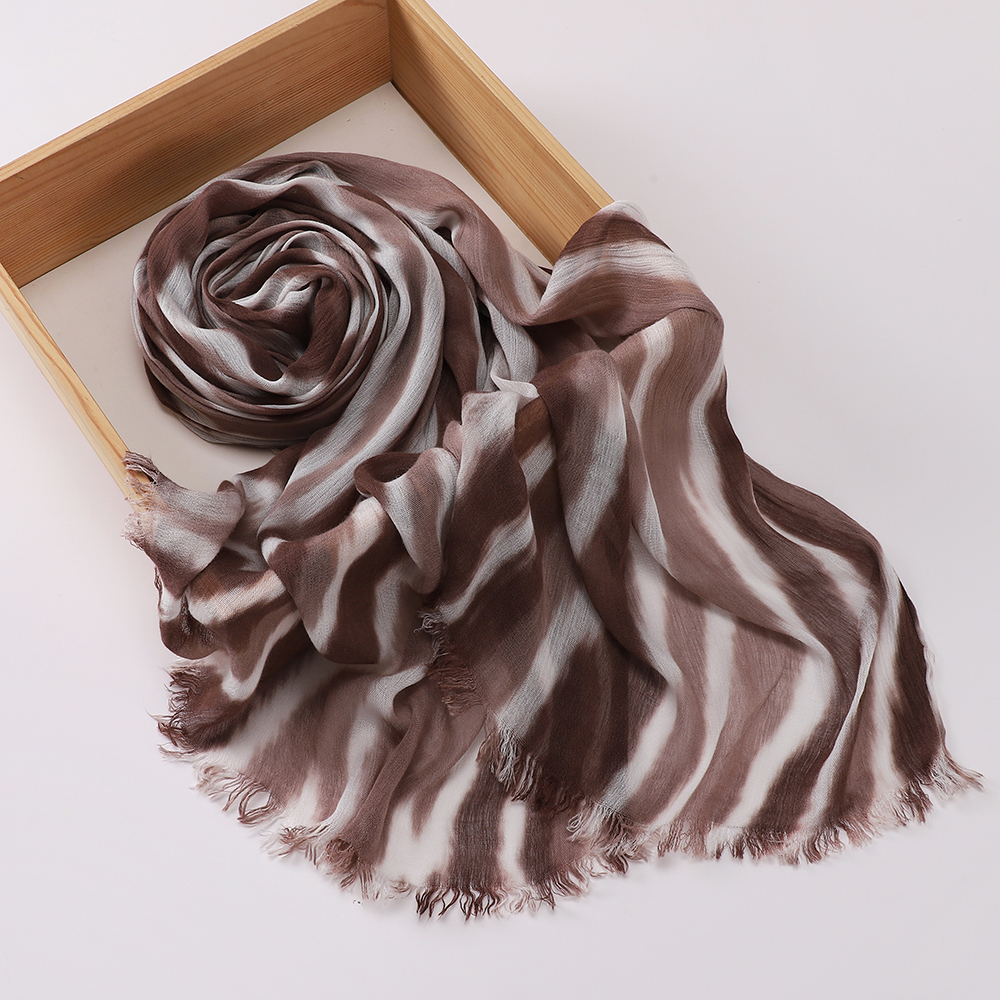 Hijabs musulmans en modal et rayonne pour femmes, écharpes unies ou dégradées, châles de luxe pour l'Aïd, turban islamique, foulard féminin