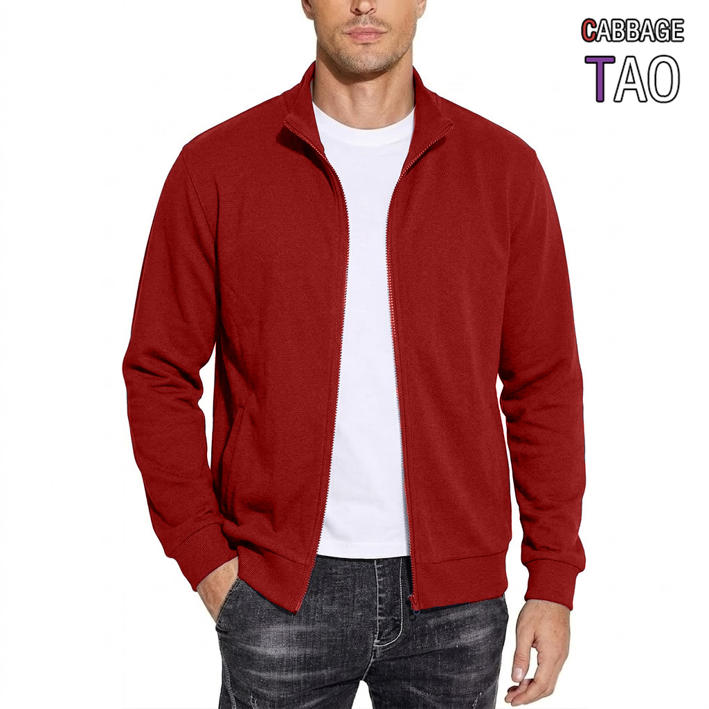 Nouveaux Sweat-shirts Homme Automne Printemps, Manteaux à Capuche de Sport, Vestes Cardigan Tricotées à Manches Longues, Vêtements d'Extérieur Premium Colorés pour Hommes