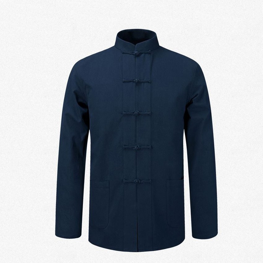 Chemise Traditionnelle Alberoise en Coton pour Homme, Manteau de Kung Fu Tai, Uniforme de Chapelle, Veste à Manches sulf, Nouvelle Collection Automne et Printemps